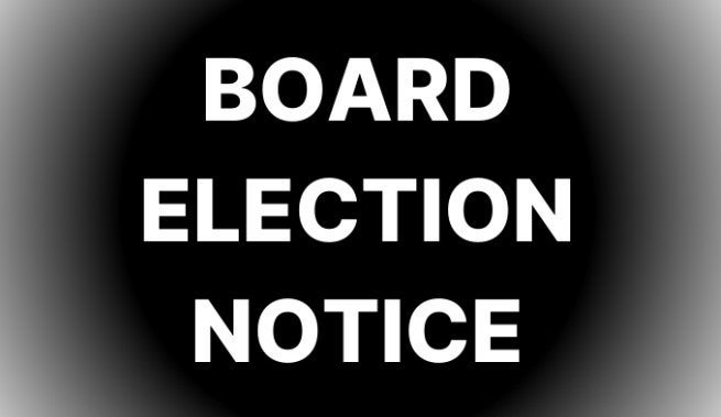 Board Election Notice Text