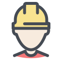 man with hard hat